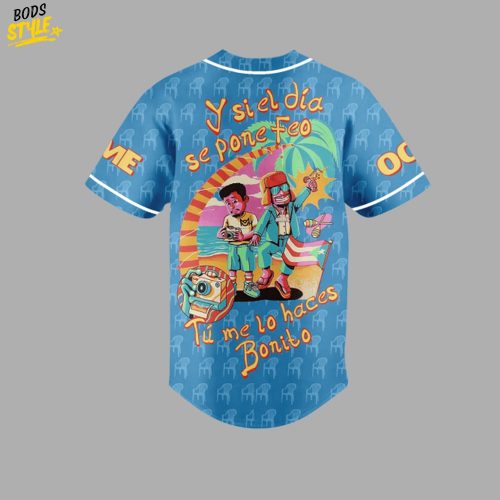Bad Bunny Debi Tirar Mas Fotos Tour 2025 Baseball Jersey