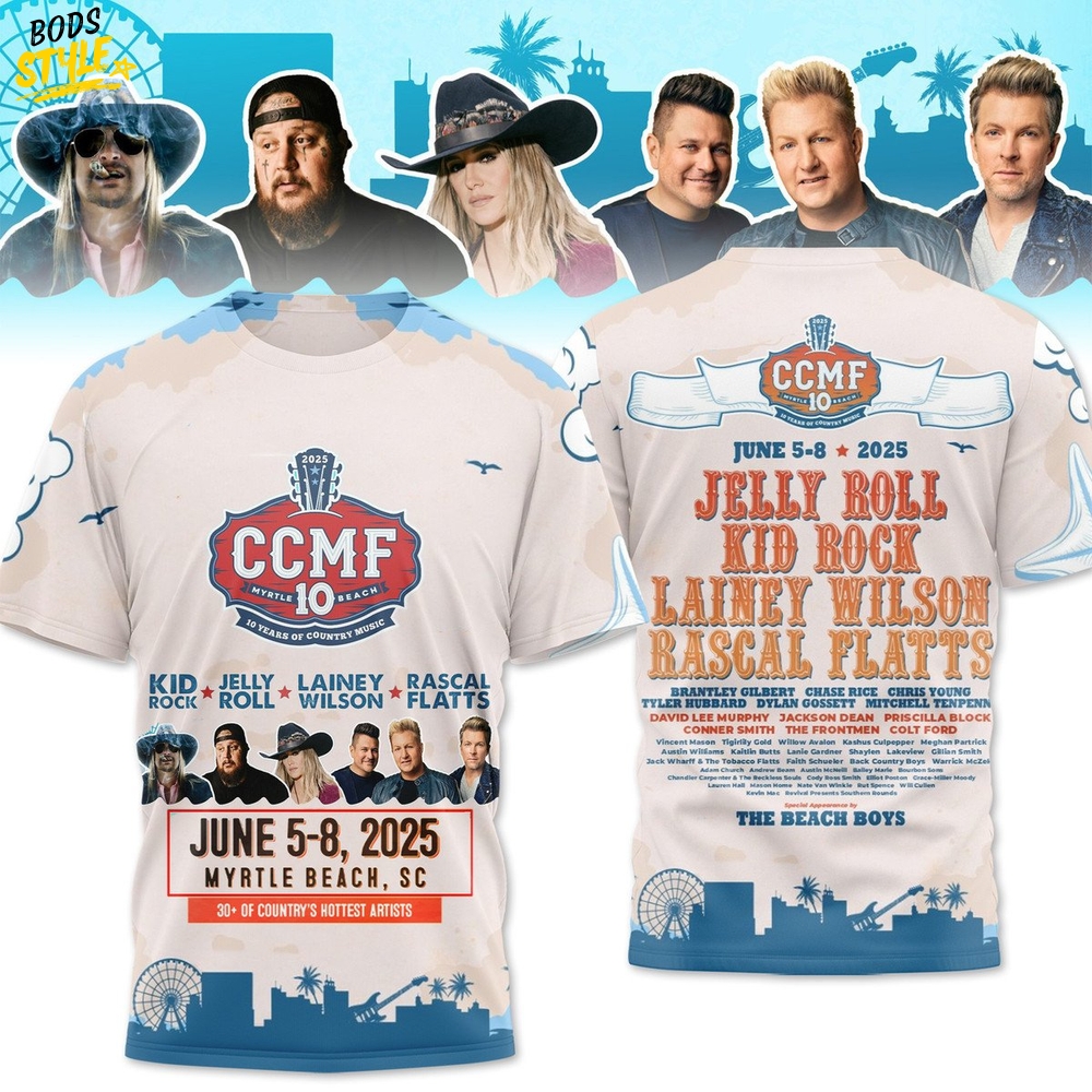 Carolina Country Music Fest 10 Year Of Country Music Shirt 2025 Carolina Country Music Fest 10 Year Of Country Music Shirt 2025