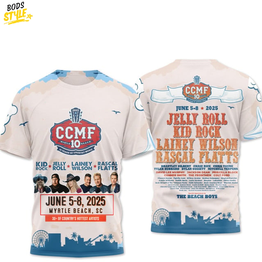 Carolina Country Music Fest 10 Year Of Country Music Shirt 2025 Carolina Country Music Fest 10 Year Of Country Music Shirt 2025
