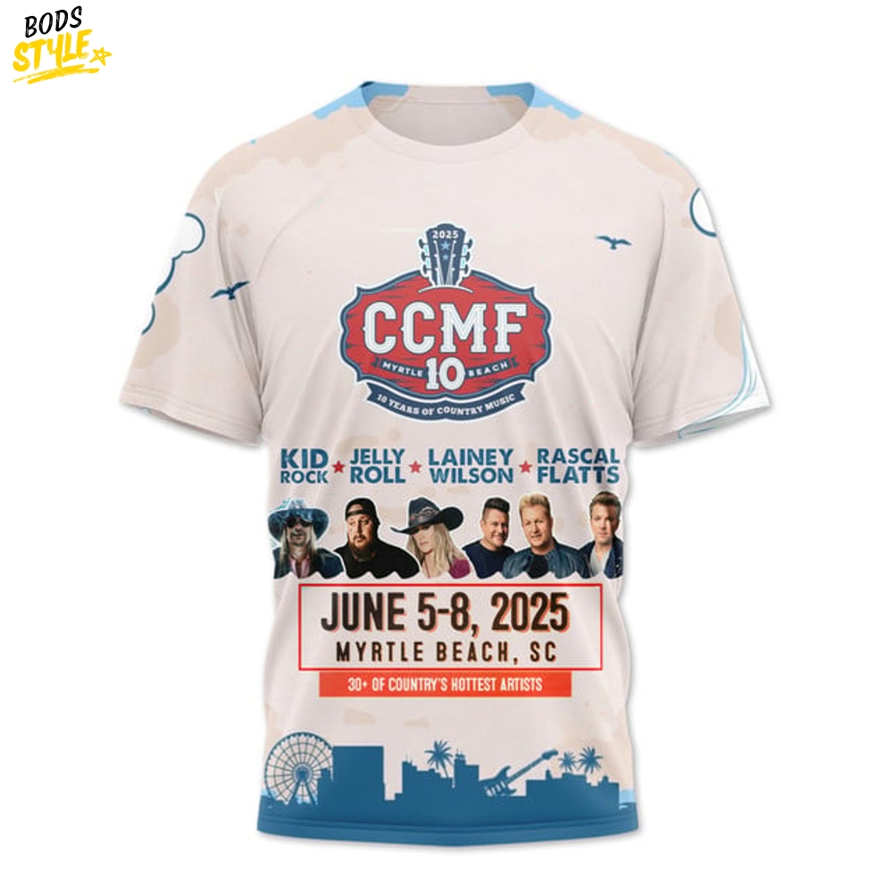 Carolina Country Music Fest 10 Year Of Country Music Shirt 2025 Carolina Country Music Fest 10 Year Of Country Music Shirt 2025