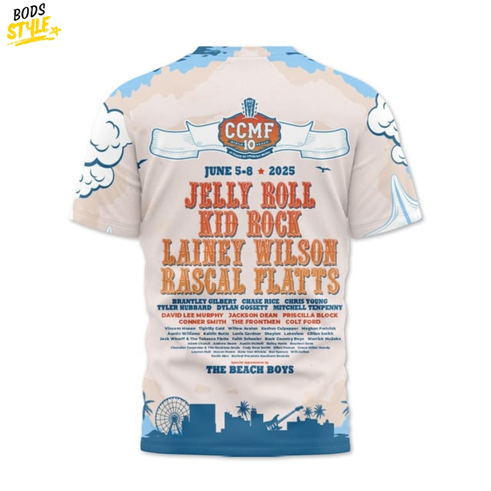 Carolina Country Music Fest 10 Year Of Country Music Shirt 2025 Carolina Country Music Fest 10 Year Of Country Music Shirt 2025