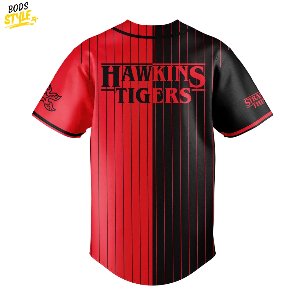 Detroit Tigers x Stranger Things Night Special Baseball Jersey Detroit Tigers x Stranger Things Night Special Baseball Jersey