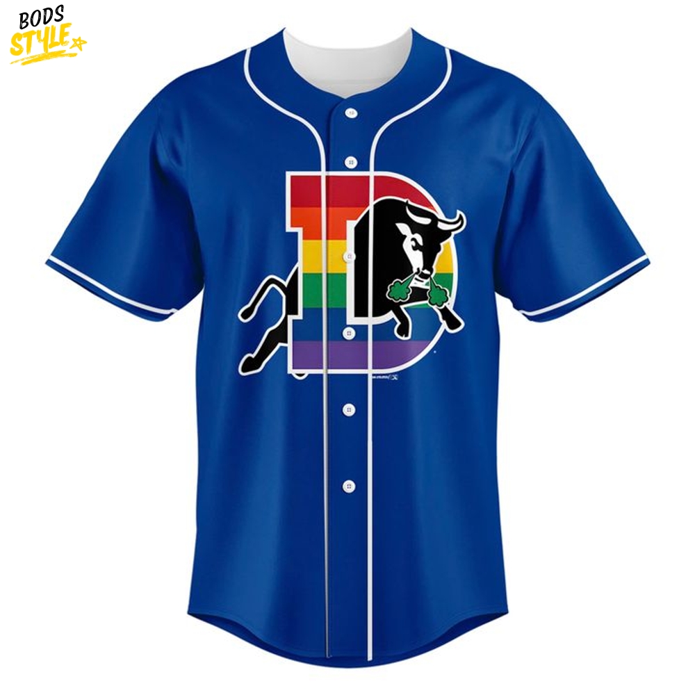 Durham Bulls Pride Month Personalized Baseball Jersey Durham Bulls Pride Month Personalized Baseball Jersey