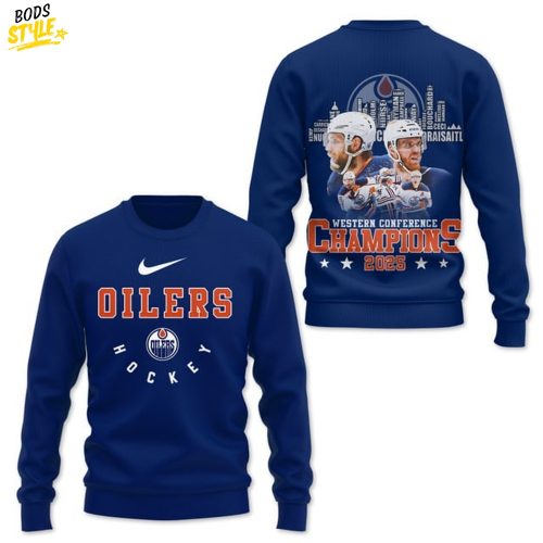 Edmonton Oilers Hockey Western Conference Champions 2025 Shirt