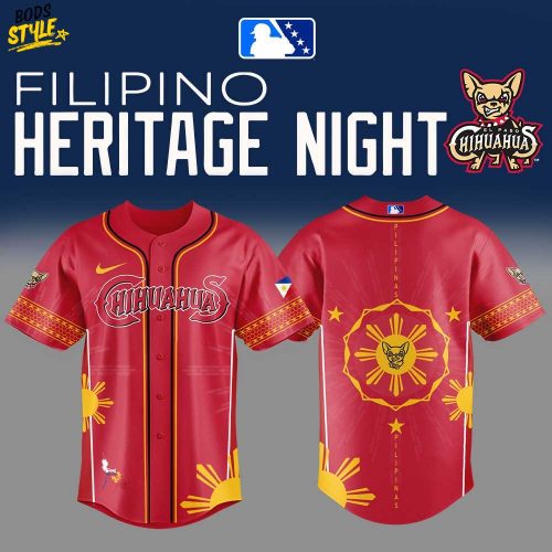 El Paso Chihuahuas Filipino Heritage Night Special Baseball Jersey