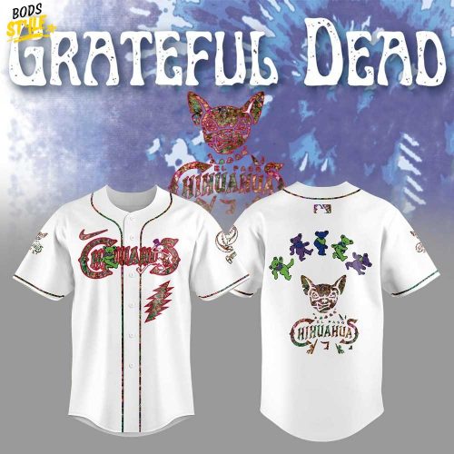 El Paso Chihuahuas Grateful Dead Night Special Baseball Jersey