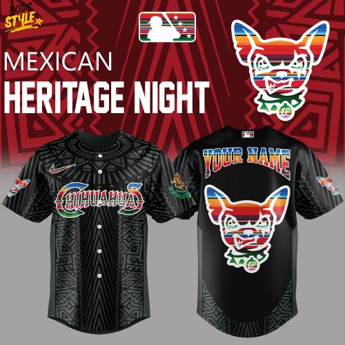 El Paso Chihuahuas Mexican Heritage Night Special Baseball Jersey