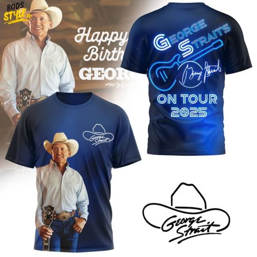 George Strait Country Singer On Tour 2025 Shirt