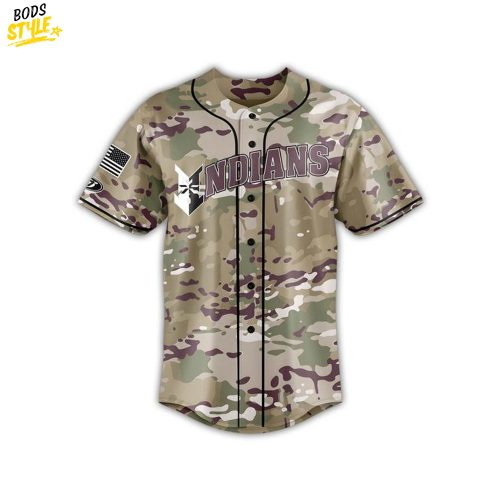 Indianapolis Indians x 2025 Memorial Day Camo Personalized Baseball Jersey