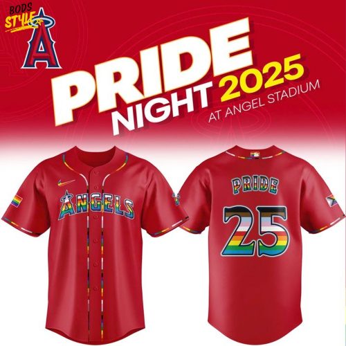 Los Angeles Angels Pride Night 2025 Limited Edition Baseball Jersey