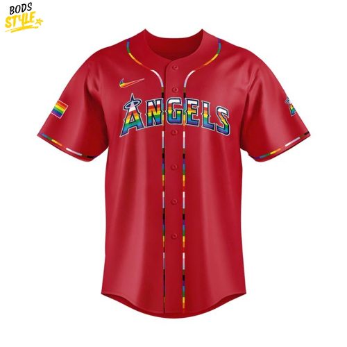 Los Angeles Angels Pride Night 2025 Limited Edition Baseball Jersey
