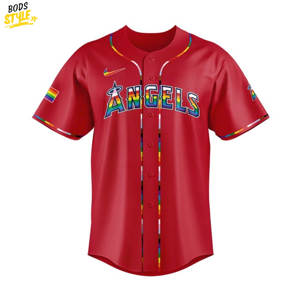 Los Angeles Angels Pride Night 2025 Limited Edition Baseball Jersey Los Angeles Angels Pride Night 2025 Limited Edition Baseball Jersey