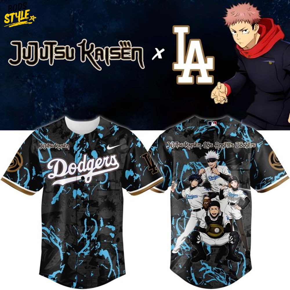 Los Angeles Dodgers x Jujutsu Kaisen Night 2025 Personalized Baseball Jersey Los Angeles Dodgers x Jujutsu Kaisen Night 2025 Personalized Baseball Jersey