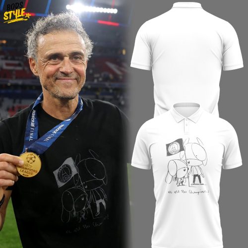 Luis Enrique Black Polo Shirt Tribute to daughter Xana