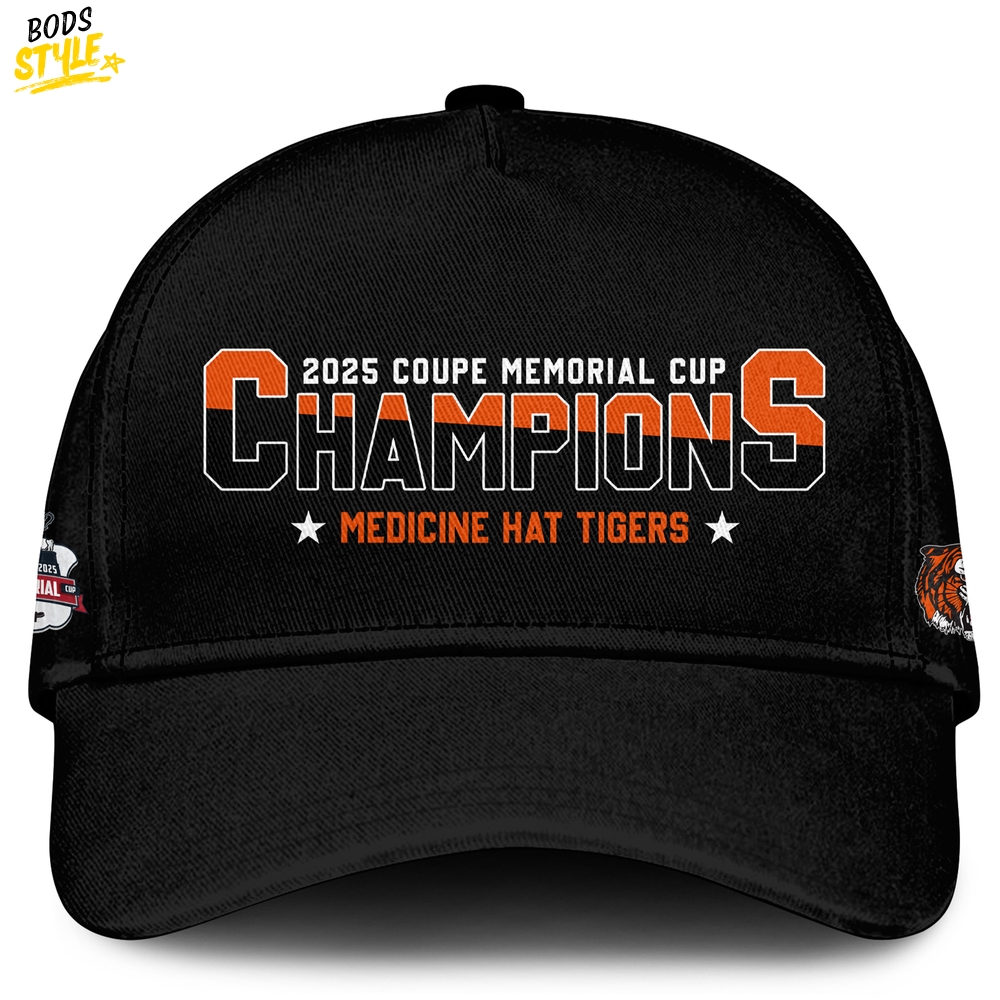 Medicine Hat Tigers Champions Memorial Cup 2025 Hoodie Set Medicine Hat Tigers Champions Memorial Cup 2025 Hoodie Set
