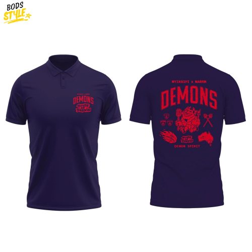 Melbourne Demons Nyirripi x Narrm Demon Spirit Special Polo Shirt