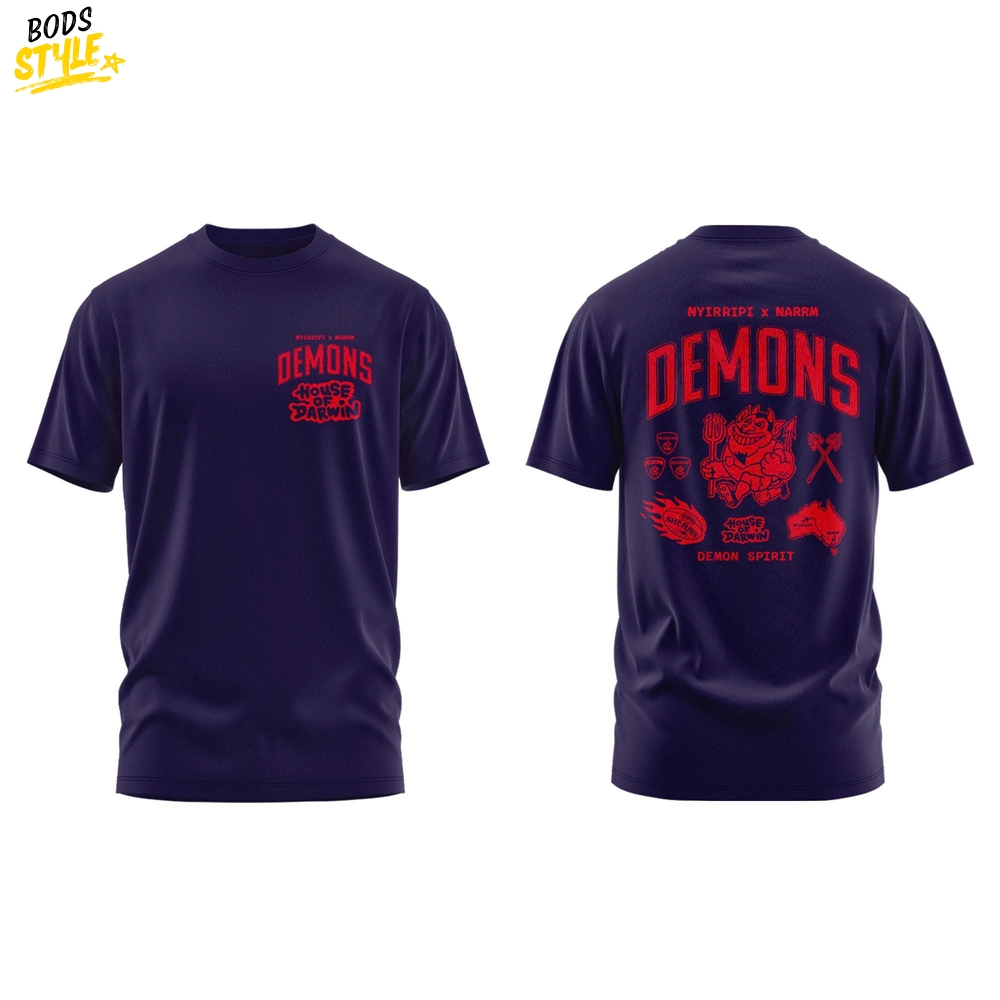 Melbourne Demons Nyirripi x Narrm Demon Spirit Special Tee Melbourne Demons Nyirripi x Narrm Demon Spirit Special Tee