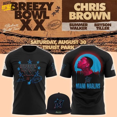 Miami Marlins x 2025 BREEZY BOWL XX Concert Shirt