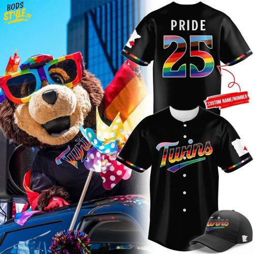 Minnesota Twins Pride Month 2025 Personalized Baseball Jersey