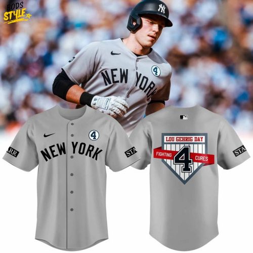 New York Yankees x 2025 Lou Gehrig Day Special Baseball Jersey