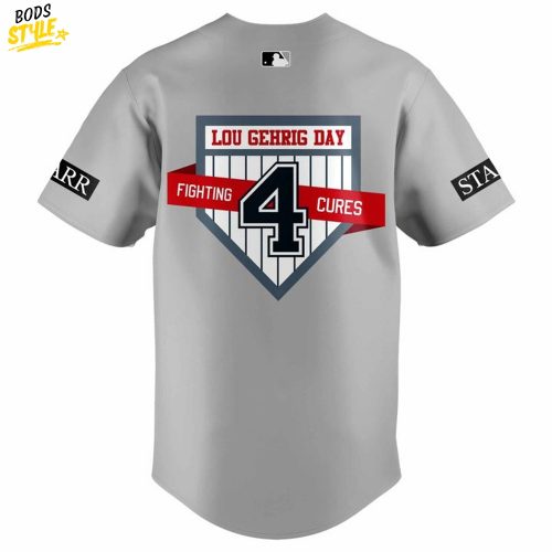 New York Yankees x 2025 Lou Gehrig Day Special Baseball Jersey