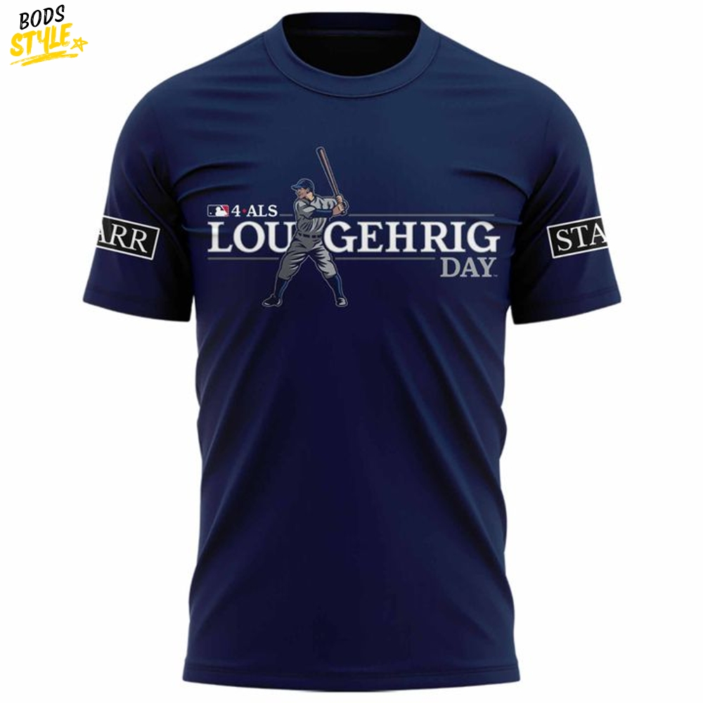 New York Yankees x 2025 Lou Gehrig Day Special Tee New York Yankees x 2025 Lou Gehrig Day Special Tee