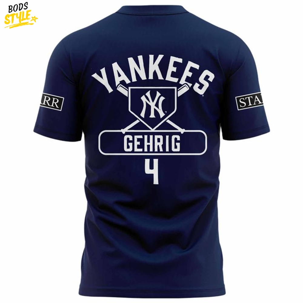 New York Yankees x 2025 Lou Gehrig Day Special Tee New York Yankees x 2025 Lou Gehrig Day Special Tee