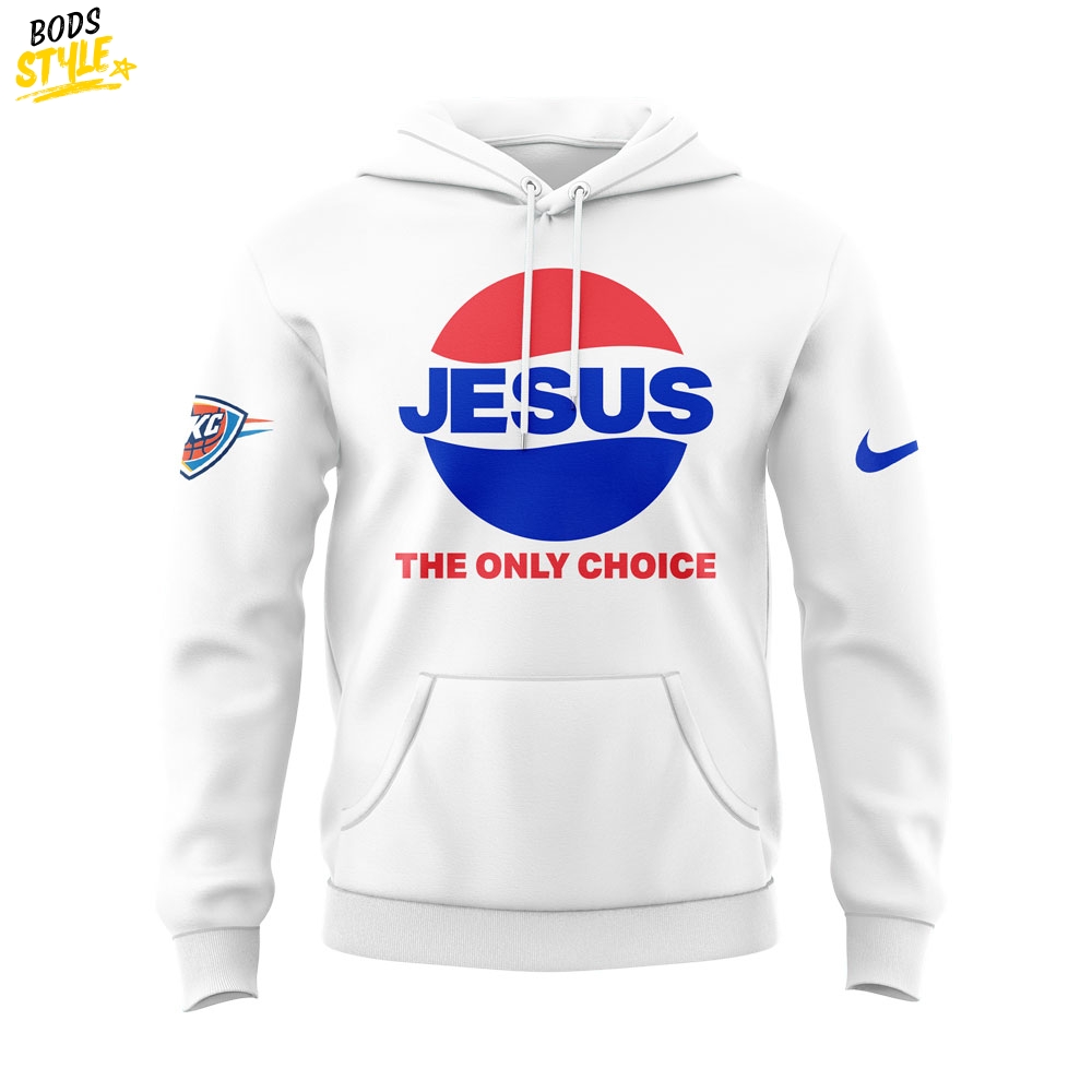 Oklahoma City Thunder Jalen Williams Jesus: The only choice Special Hoodie Oklahoma City Thunder Jalen Williams Jesus: The only choice Special Hoodie