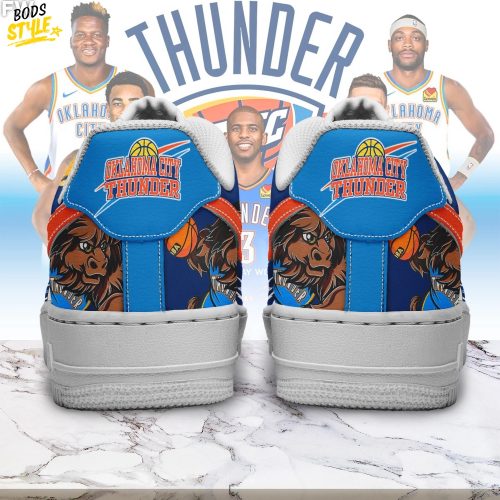 Oklahoma City Thunder NBA “Thunder Up” Limited Edition Air Force 1 Sneaker