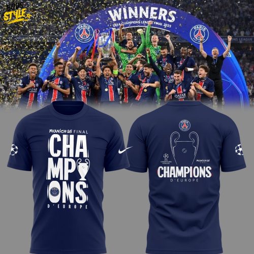 Paris Saint Germain UCL Champions 2025 Special Tee