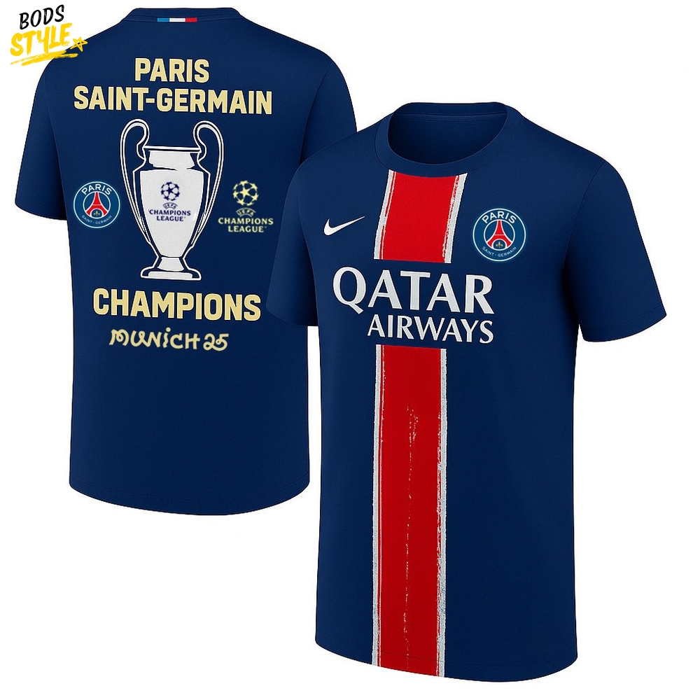 Paris Saint-Germain Champions Munich 25 Shirt Paris Saint-Germain Champions Munich 25 Shirt