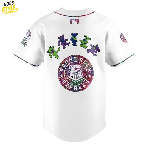 Round Rock Express Grateful Dead Night Special Baseball Jersey