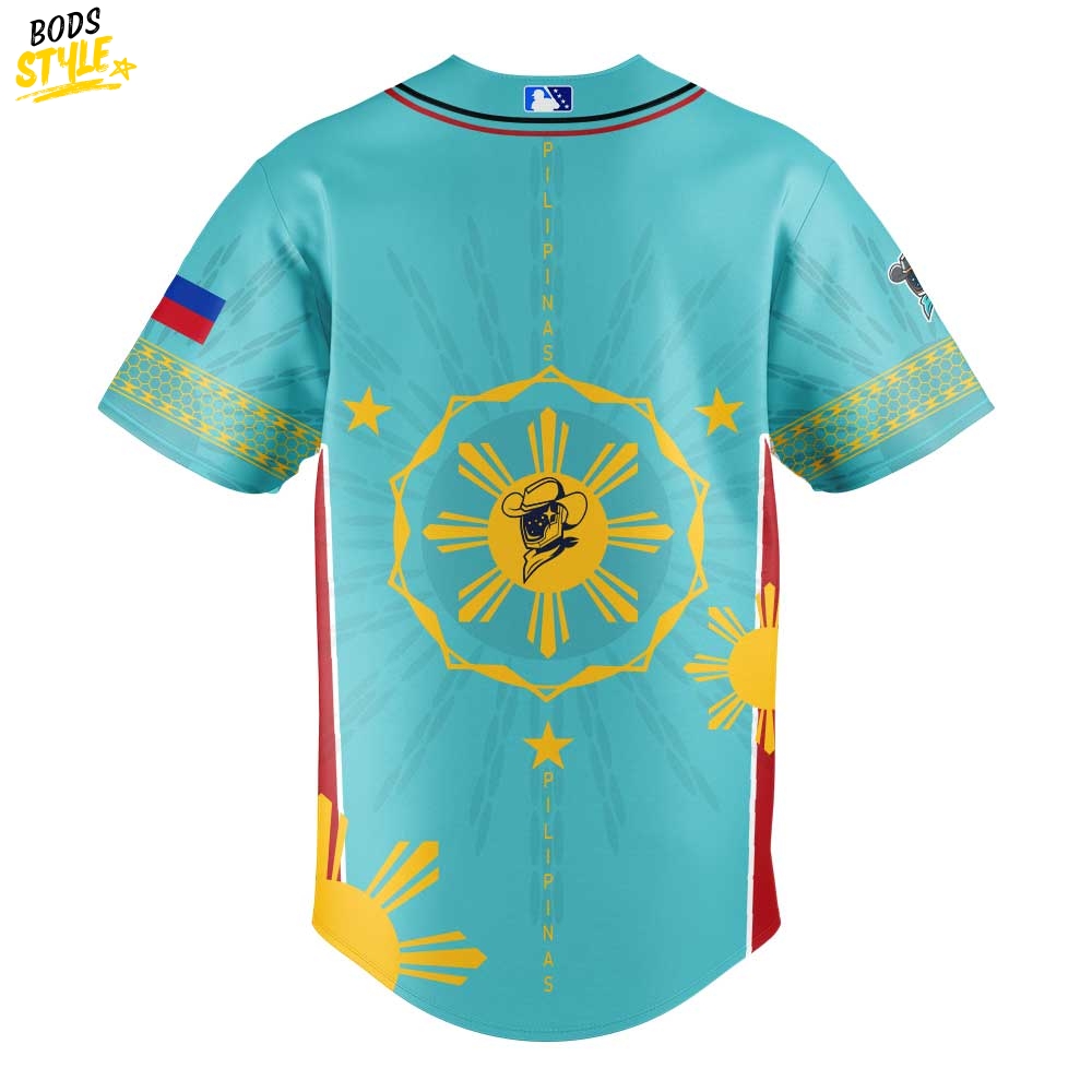 Sacramento River Cats Filipino Heritage Night Special Baseball Jersey Sacramento River Cats Filipino Heritage Night Special Baseball Jersey