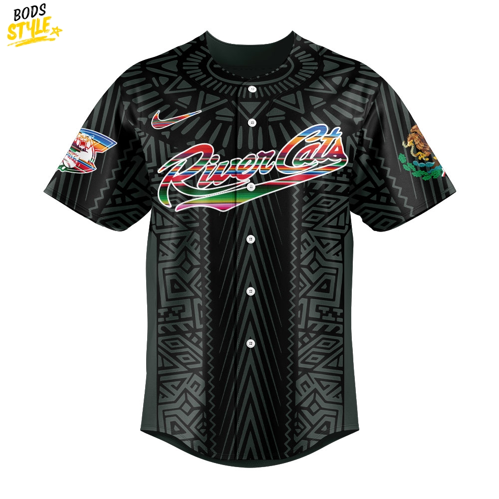 Sacramento River Cats Mexican Heritage Night Special Baseball Jersey Sacramento River Cats Mexican Heritage Night Special Baseball Jersey