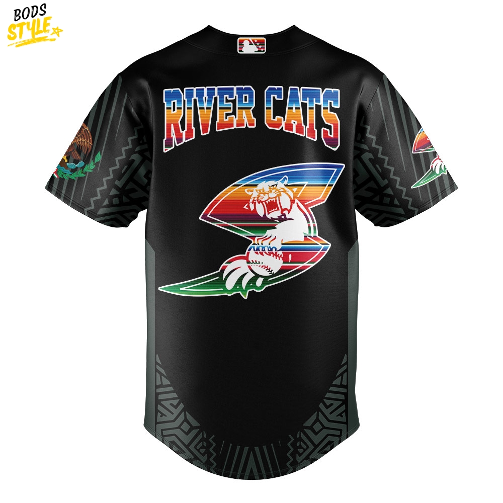 Sacramento River Cats Mexican Heritage Night Special Baseball Jersey Sacramento River Cats Mexican Heritage Night Special Baseball Jersey