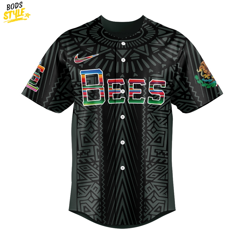 Salt Lake Bees Mexican Heritage Night Special Baseball Jersey Salt Lake Bees Mexican Heritage Night Special Baseball Jersey