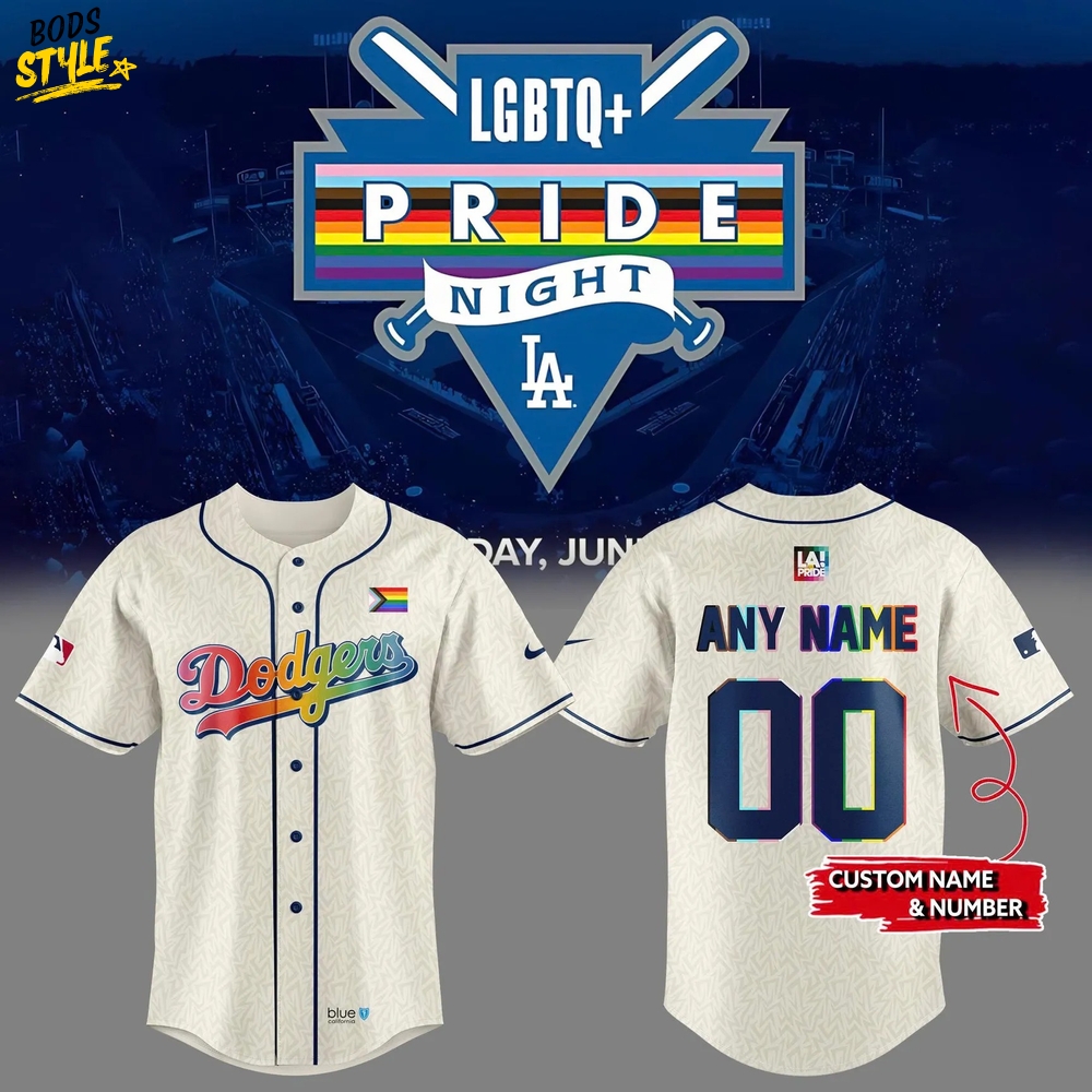 Special New Pride Dodgers Logo Jersey Custom Name Numbers Special New Pride Dodgers Logo Jersey Custom Name Numbers
