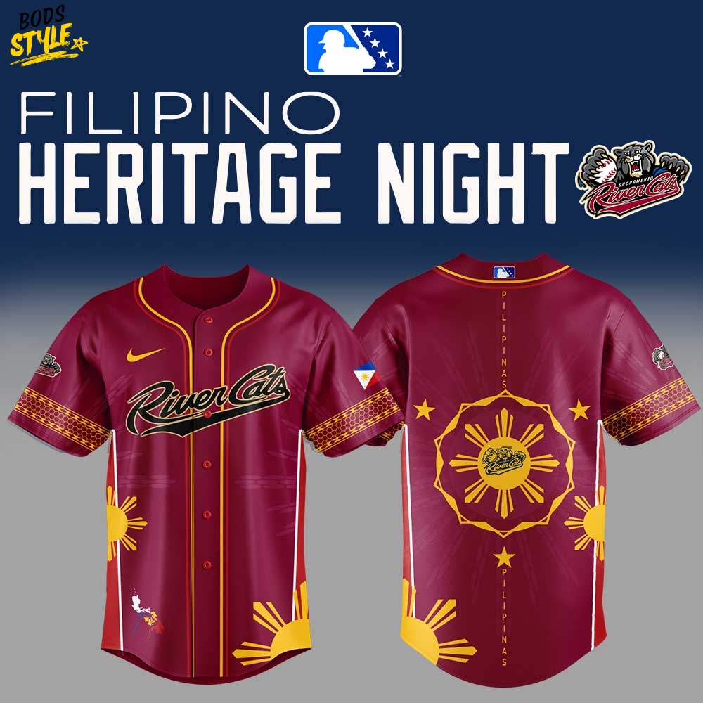 Sugar Land Space Cowboys Filipino Heritage Night Special Baseball Jersey Sugar Land Space Cowboys Filipino Heritage Night Special Baseball Jersey