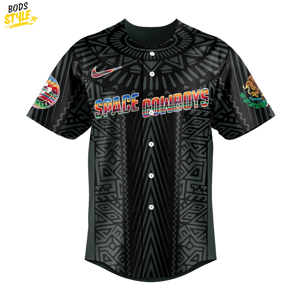 Sugar Land Space Cowboys Mexican Heritage Night Special Baseball Jersey Sugar Land Space Cowboys Mexican Heritage Night Special Baseball Jersey
