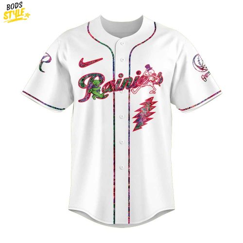 Tacoma Rainiers Grateful Dead Night Special Baseball Jersey