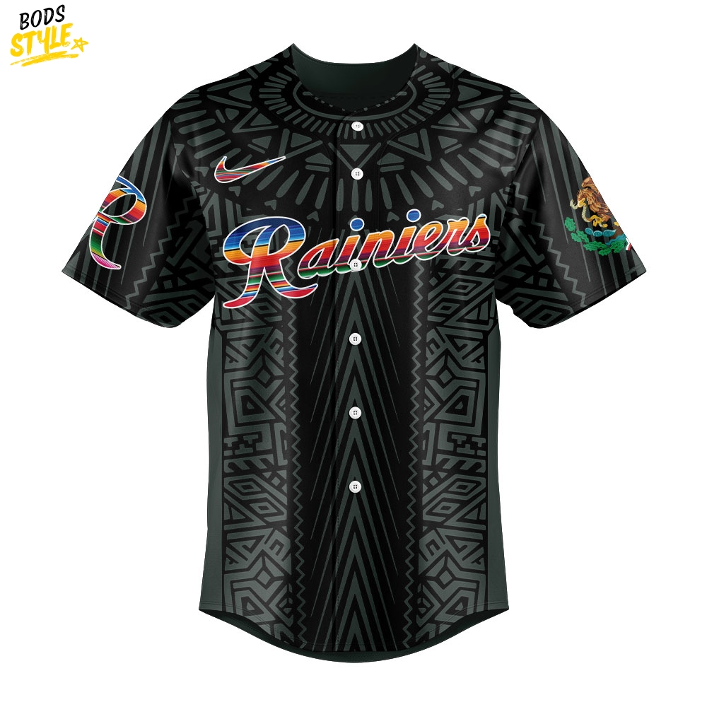 Tacoma Rainiers Mexican Heritage Night Special Baseball Jersey Tacoma Rainiers Mexican Heritage Night Special Baseball Jersey