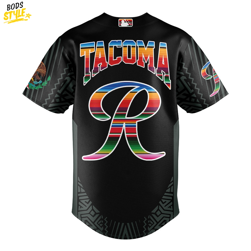 Tacoma Rainiers Mexican Heritage Night Special Baseball Jersey Tacoma Rainiers Mexican Heritage Night Special Baseball Jersey