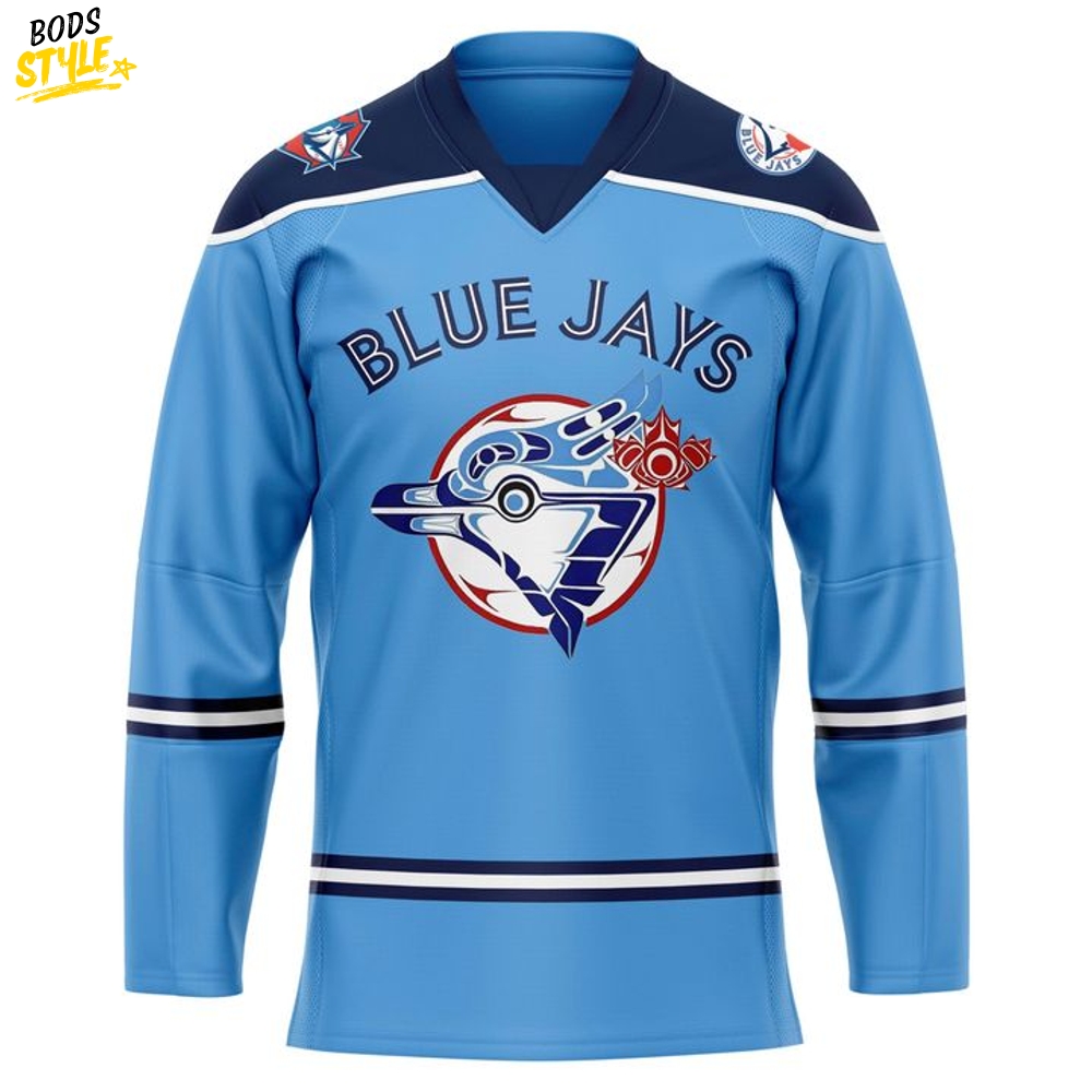 Toronto Blue Jays Indigenous Peoples Day 2025 Special Hockey Jersey Toronto Blue Jays Indigenous Peoples Day 2025 Special Hockey Jersey
