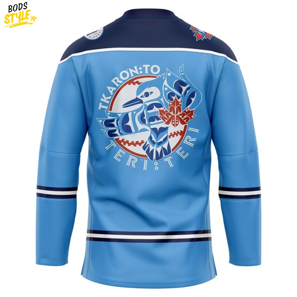 Toronto Blue Jays Indigenous Peoples Day 2025 Special Hockey Jersey Toronto Blue Jays Indigenous Peoples Day 2025 Special Hockey Jersey