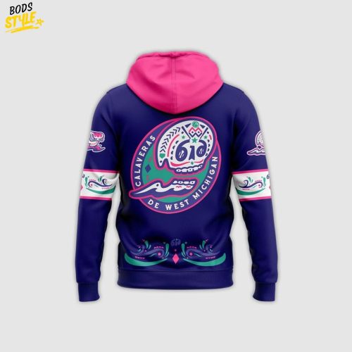 West Michigan Whitecaps Refresh Calaveras New Look 2025 Special Hoodie