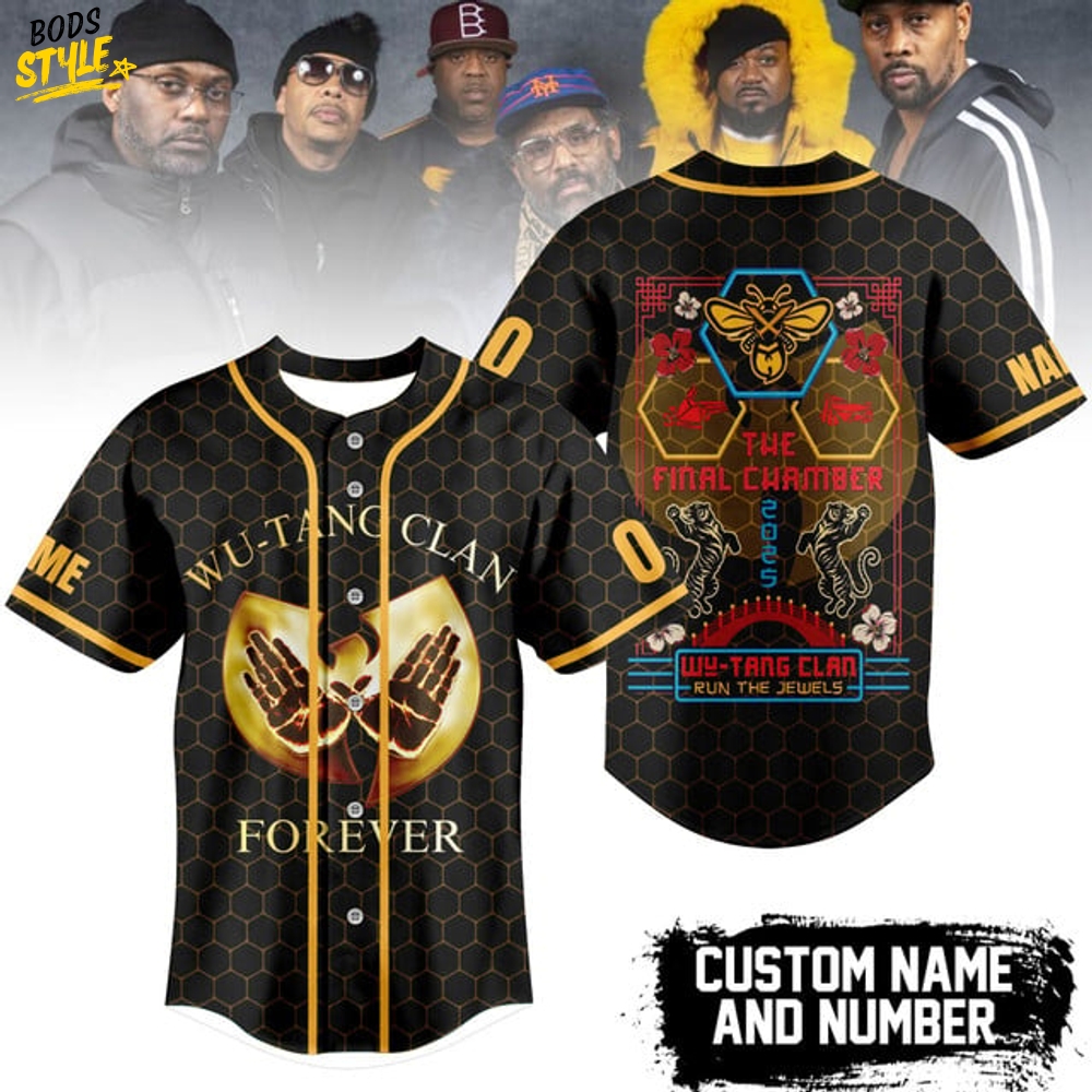 Wu-Tang Clan Forever The Final Chamber Tour 2025 Baseball Jersey Wu-Tang Clan Forever The Final Chamber Tour 2025 Baseball Jersey