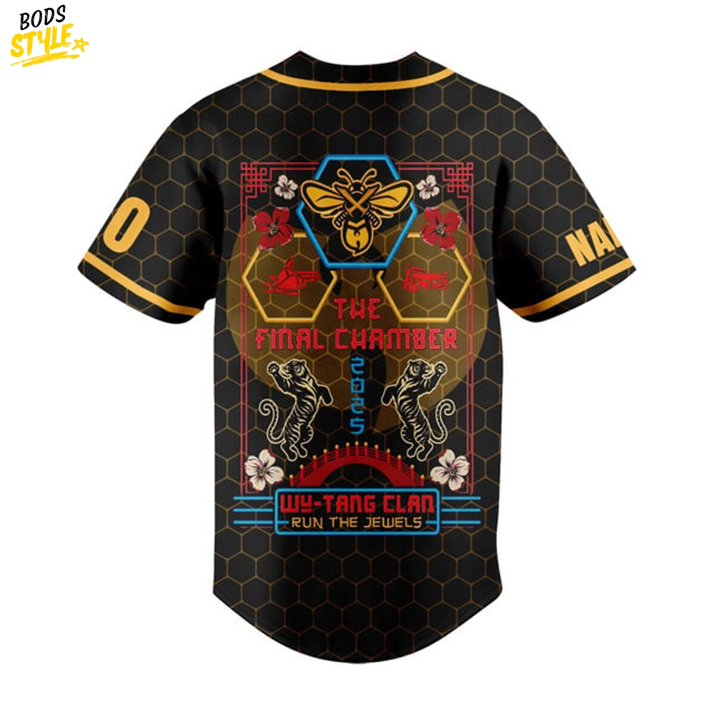 Wu-Tang Clan Forever The Final Chamber Tour 2025 Baseball Jersey Wu-Tang Clan Forever The Final Chamber Tour 2025 Baseball Jersey