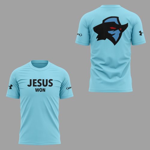 Arlington Renegades x Jesus Won 2025 Special Blue Shirt