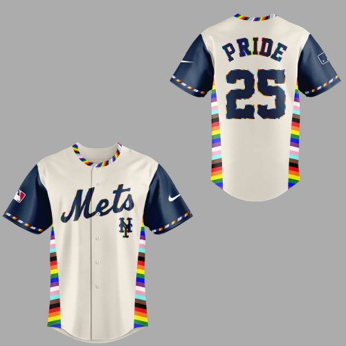 New York Mets Pride Month Special Baseball Jersey