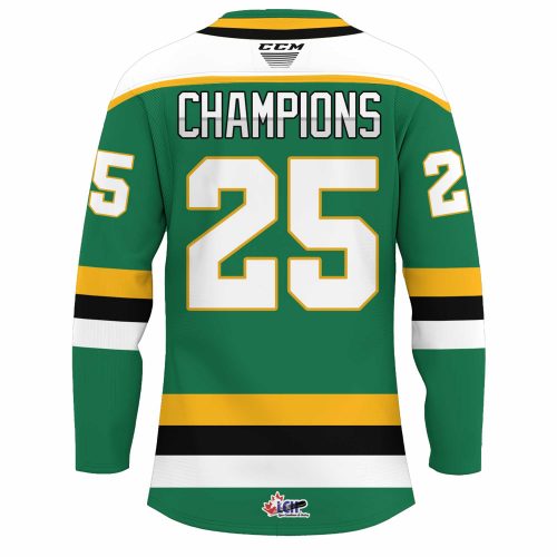 London Knights Champions Memorial Cup 2025 Hockey Jersey